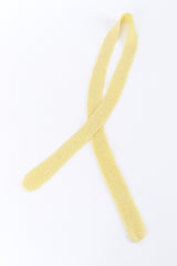 Adolfo Pastel Yellow Ribbon Weave Knit Dress belt @RECESS LA