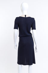 Adolfo Peter Pan Collar Knit Dress on mannequin @RECESS LA