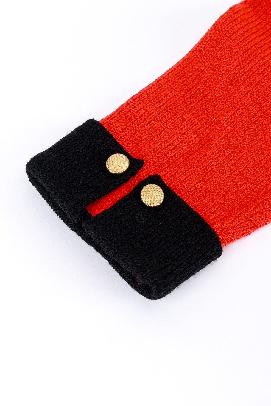 Adolfo Reagan Red Knit Dress cuff @RECESS LA