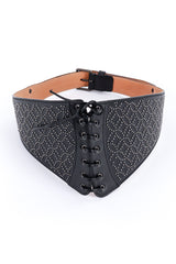 Studded Corset Belt by Alaïa front @RECESS LA