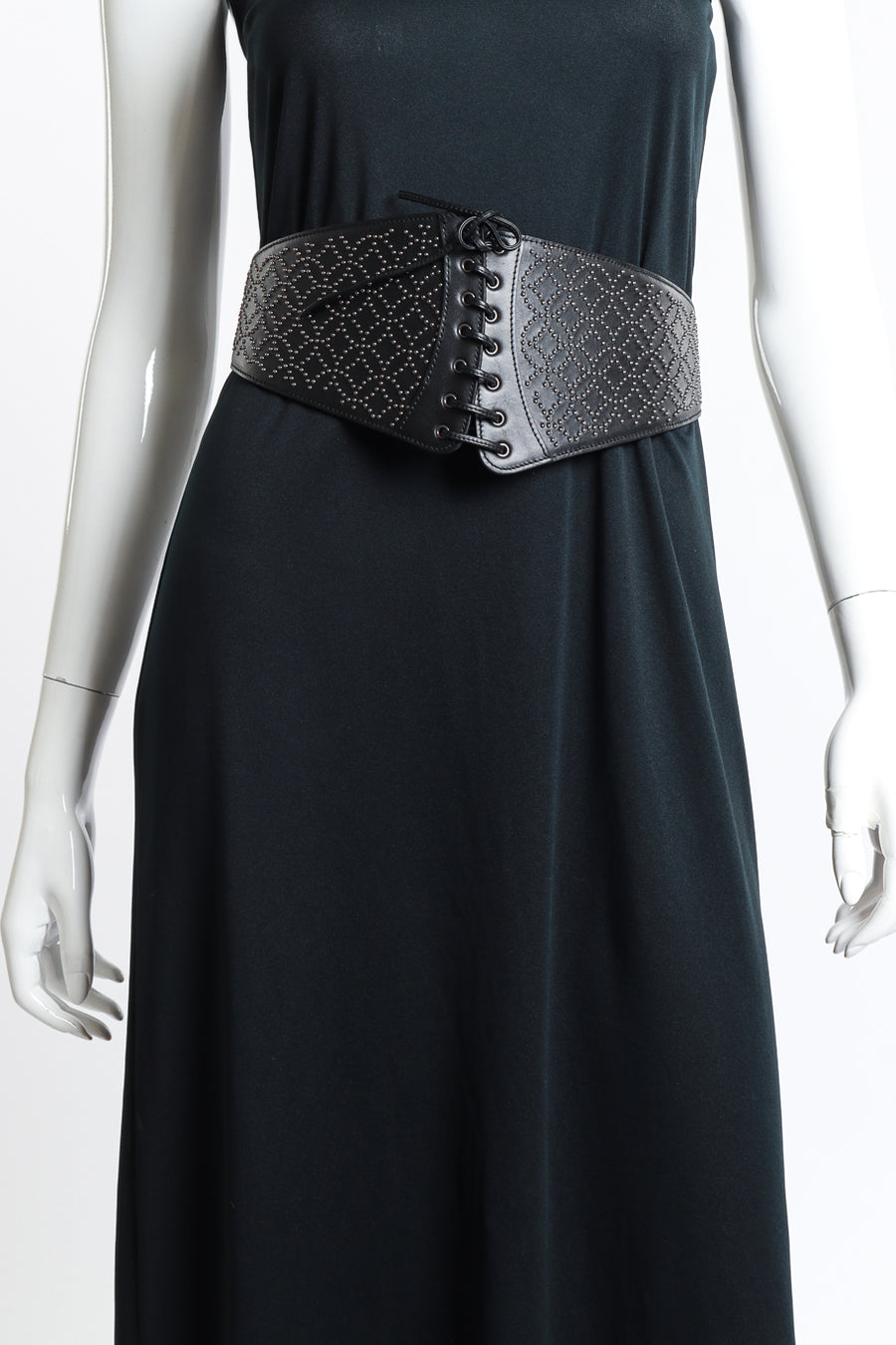 Alaia Wide Grommet Studded Corset Belt Alaïa Studded Corset Belt – Recess main image 2