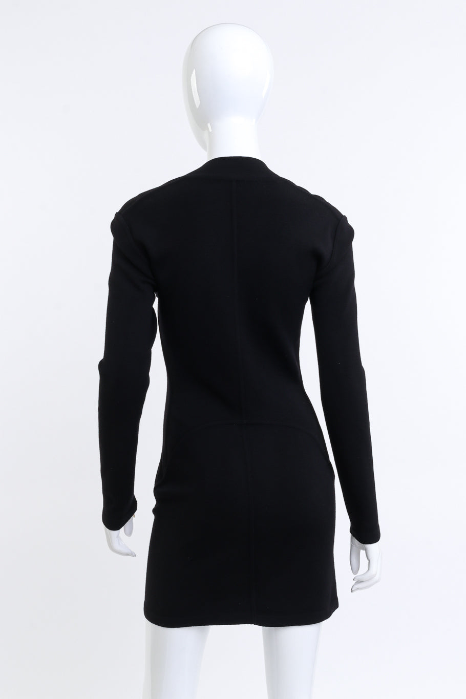 Alaïa 1990 F/W Square Neck Knit Dress on mannequin @RECESS LA