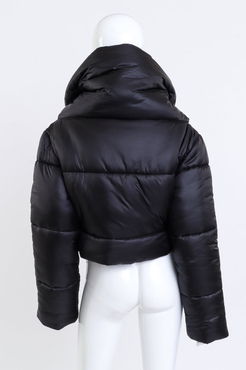 Cropped Puffer Jacket by Alaia on mannequin back @Recess LA