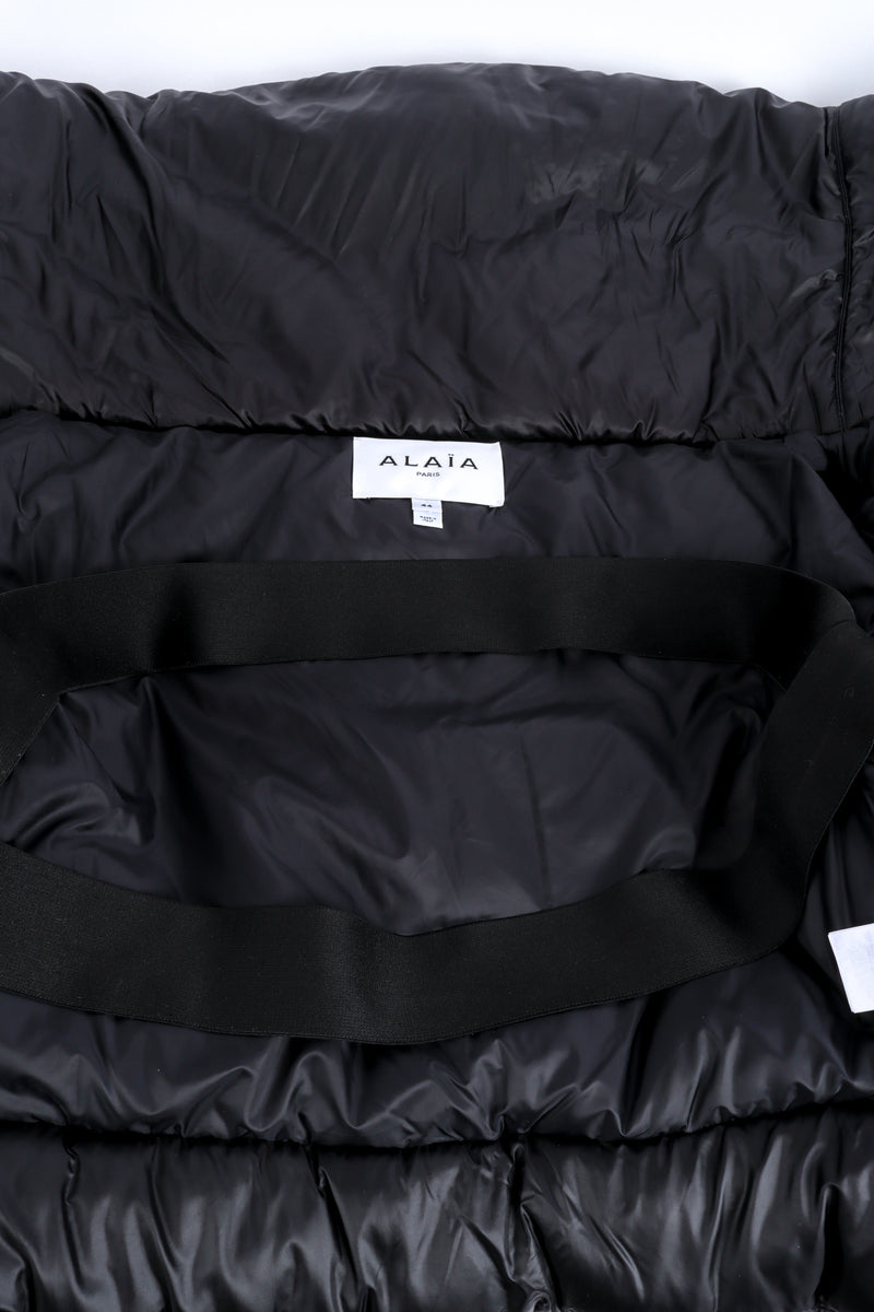 Cropped Puffer Jacket by Alaia lining @Recess LA