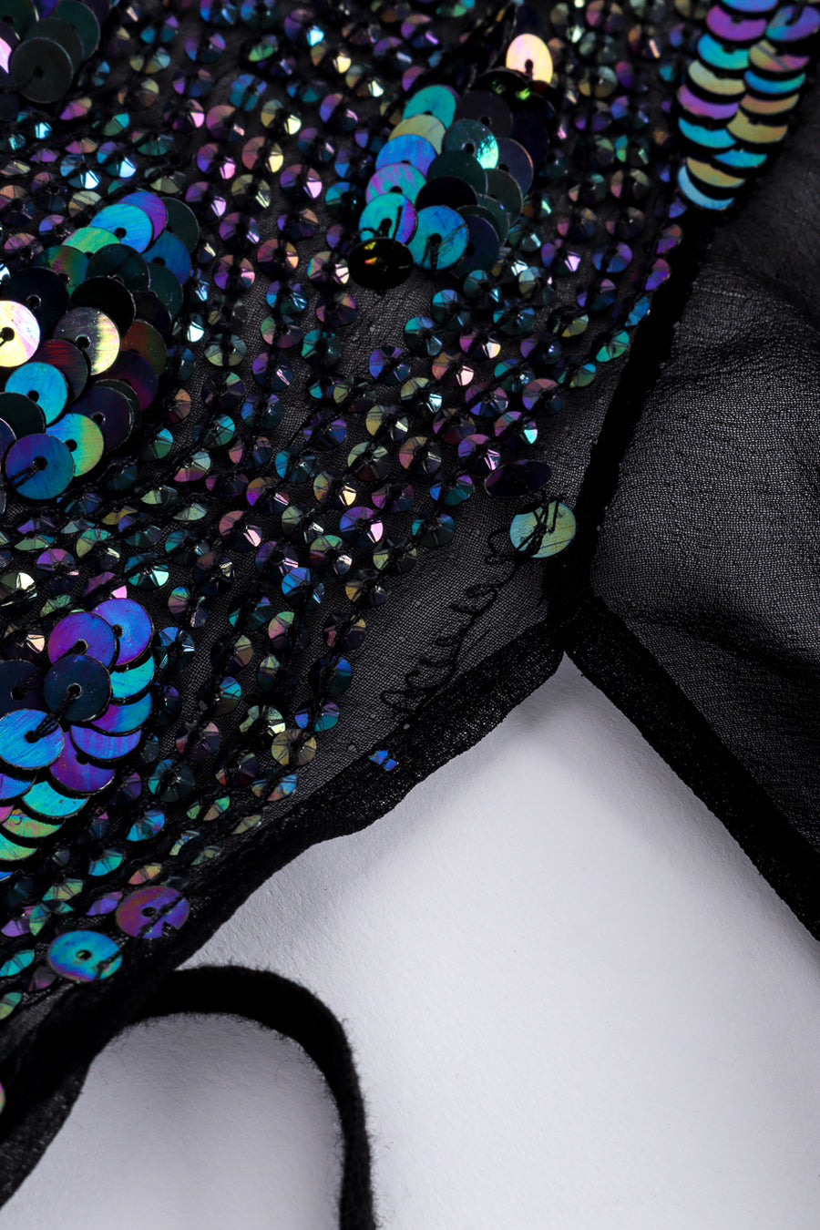 Ann Demeulemeester Silk Sequin Top – Recess