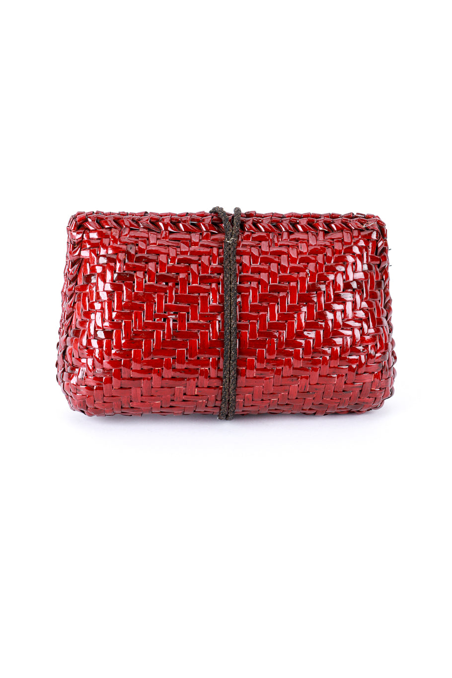 Ann Taylor Woven Tassel Clutch back @RECESS LA