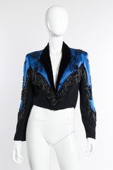 Vintage Apropos Beaded Crop Jacket front on mannequin @recessla