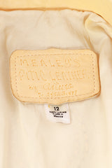 Arturo Mealey's Pitic Leather Jacket label @RECESS LA