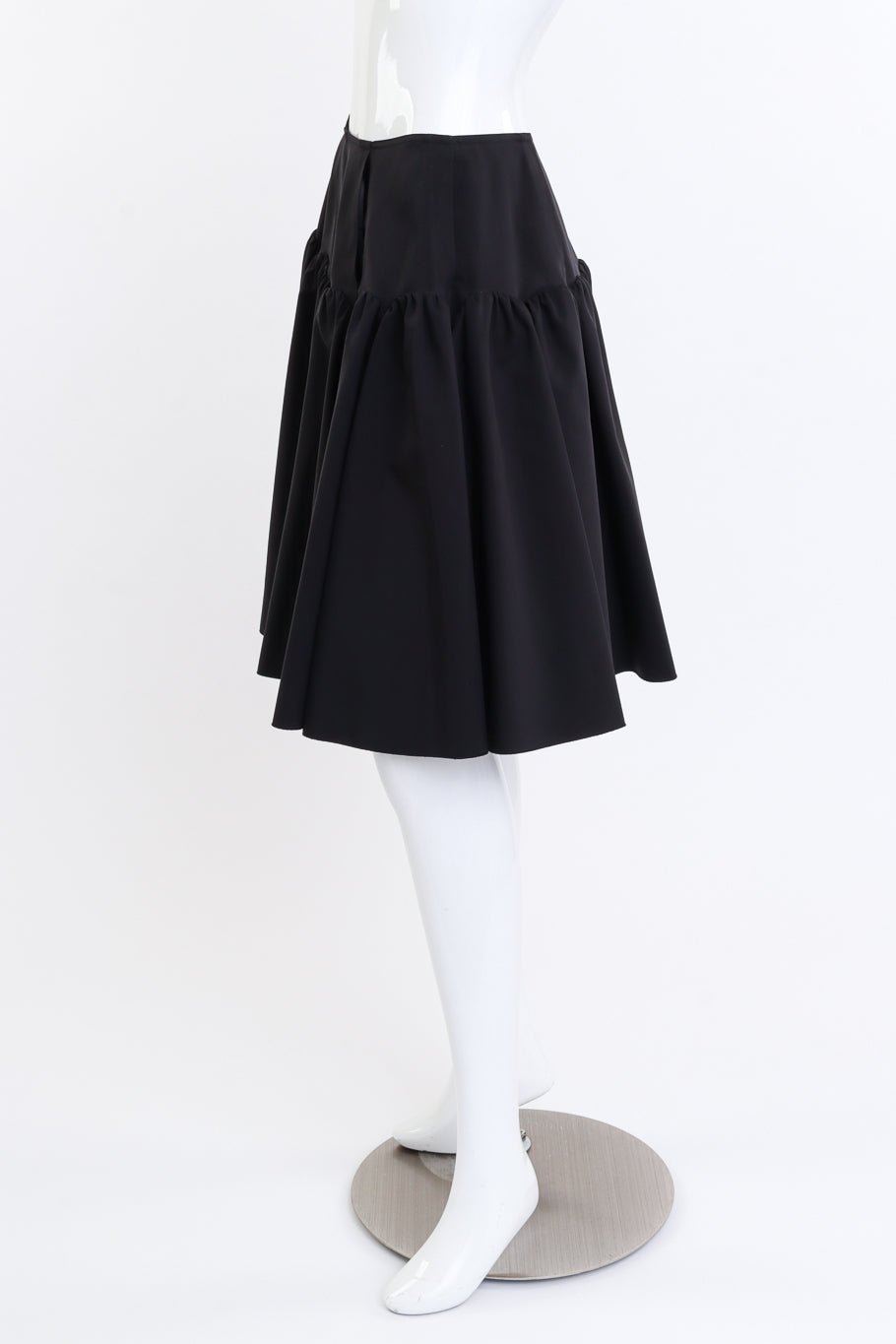 Alaïa Cut Away High Waisted Skater Skirt side @RECESS LA