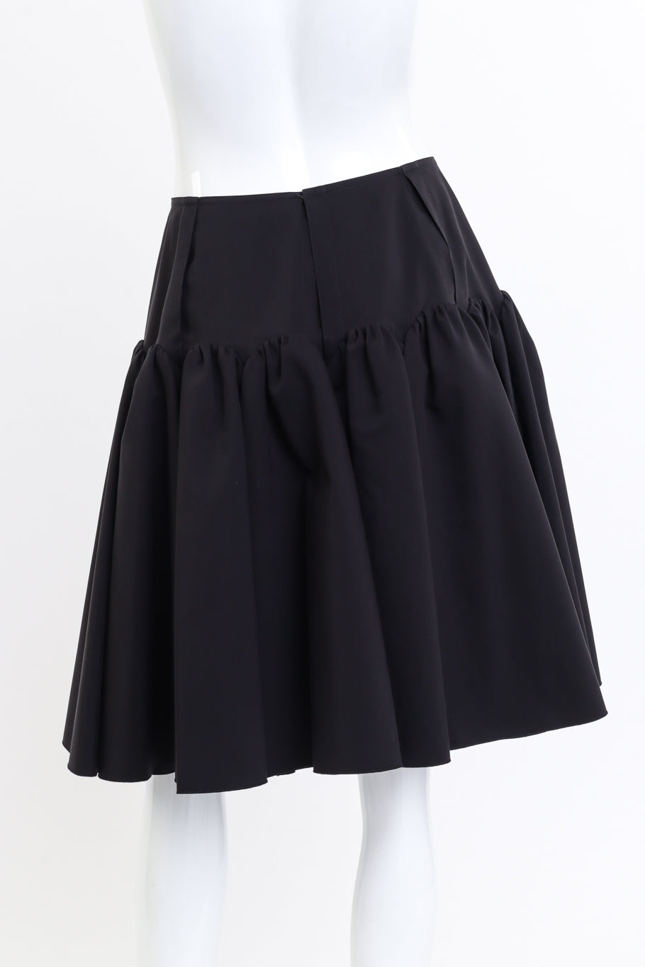 Alaïa Cut Away High Waisted Skater Skirt detail @RECESS LA