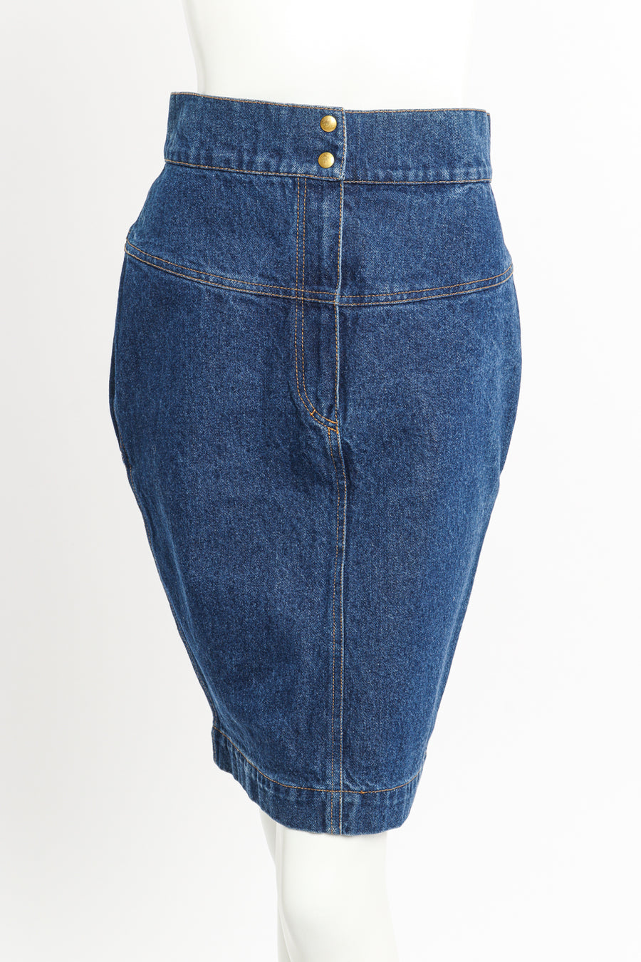 Vintage Alaia Denim Pencil Skirt – Recess