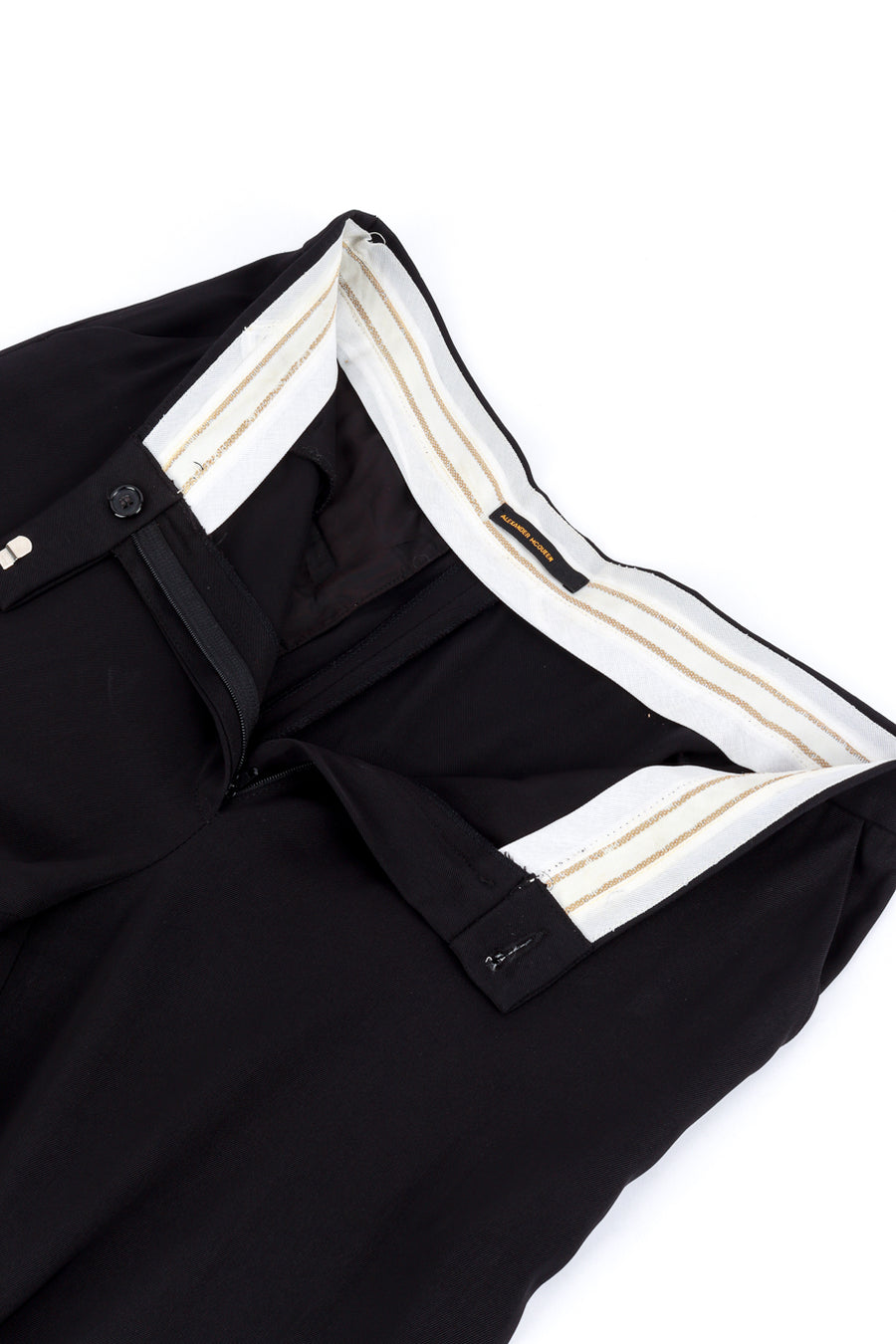 Alexander McQueen Zip Front Straight Leg Pant – Recess