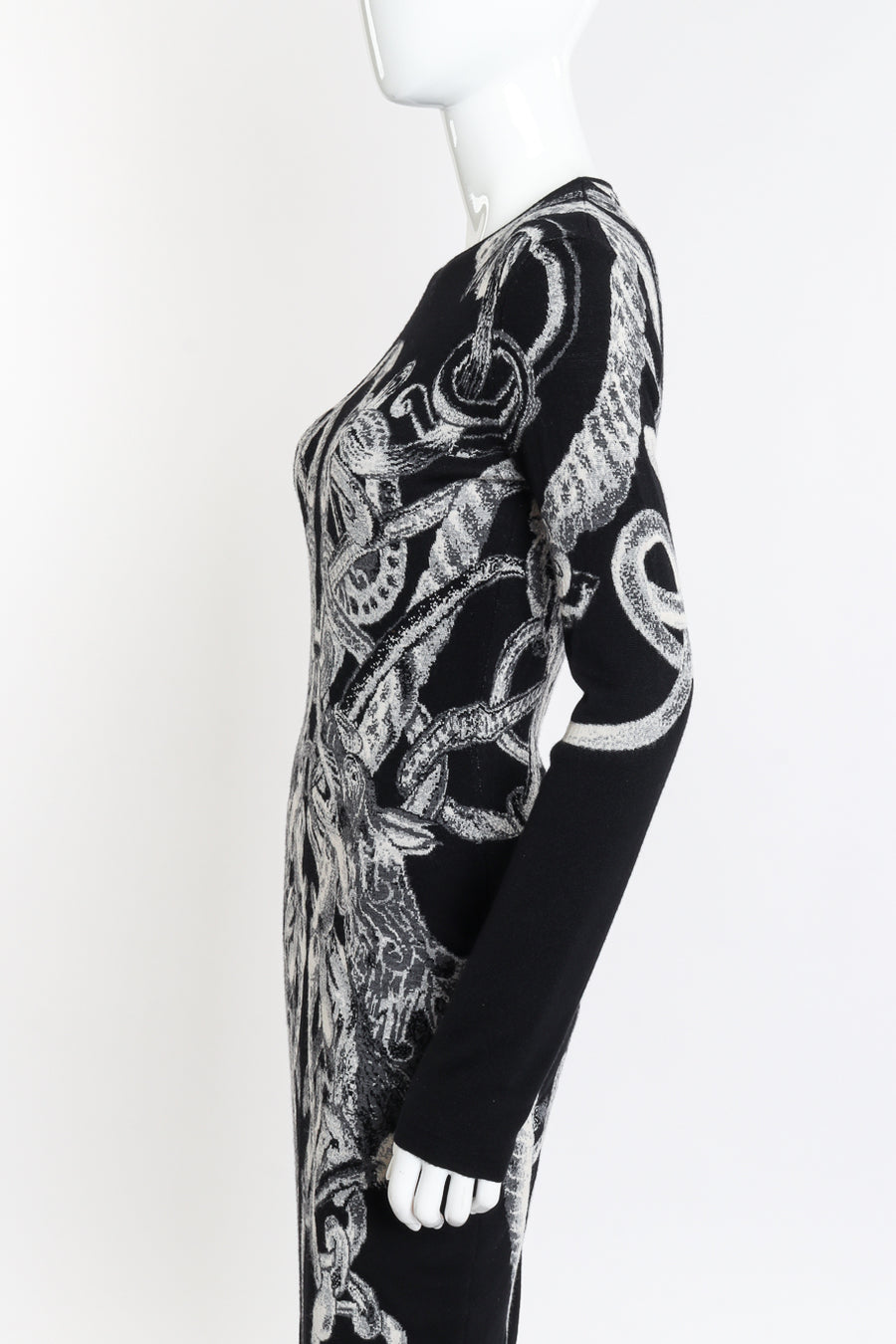Alexander McQueen 2010 A/W Graphic Knit Dress – Recess
