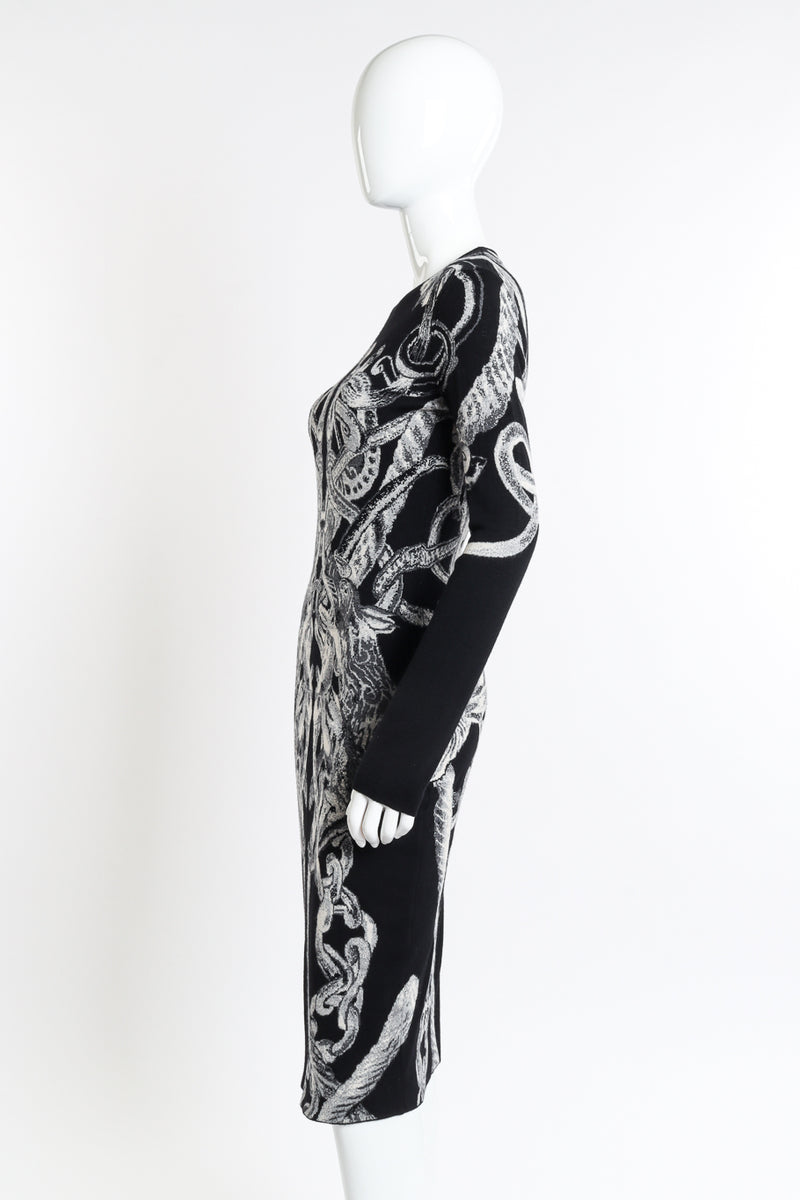alexander mcqueen black white dress mcqueen_dress