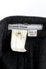 Alexander McQueen Wool Blend Western Pant label @recess la