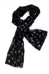 André Laug Metallic Polka Dot Silk Blouse scarf @RECESS LA