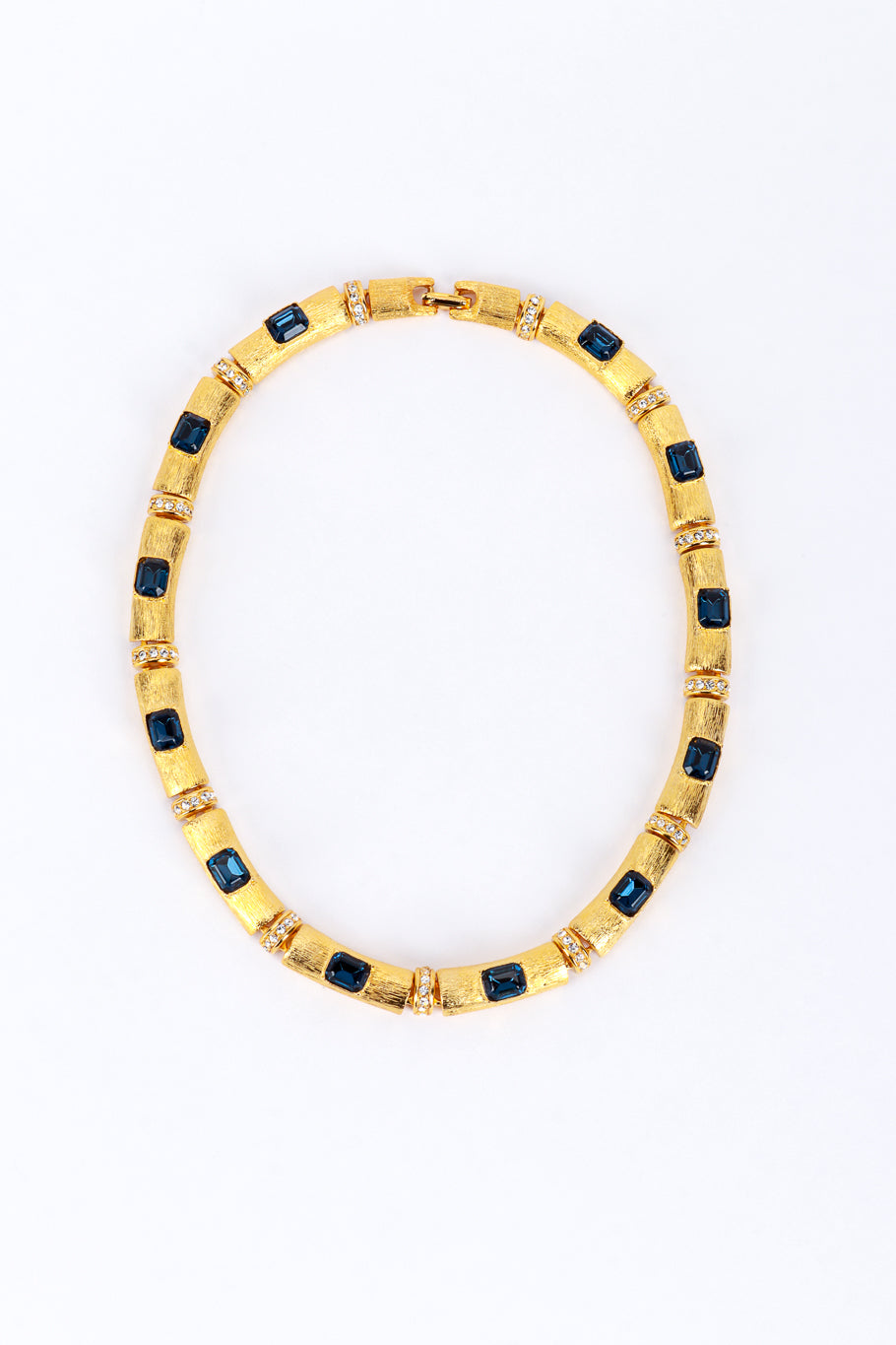 Kenneth Jay Lane Jeweled Bar Link Collar Necklace @RECESS LA