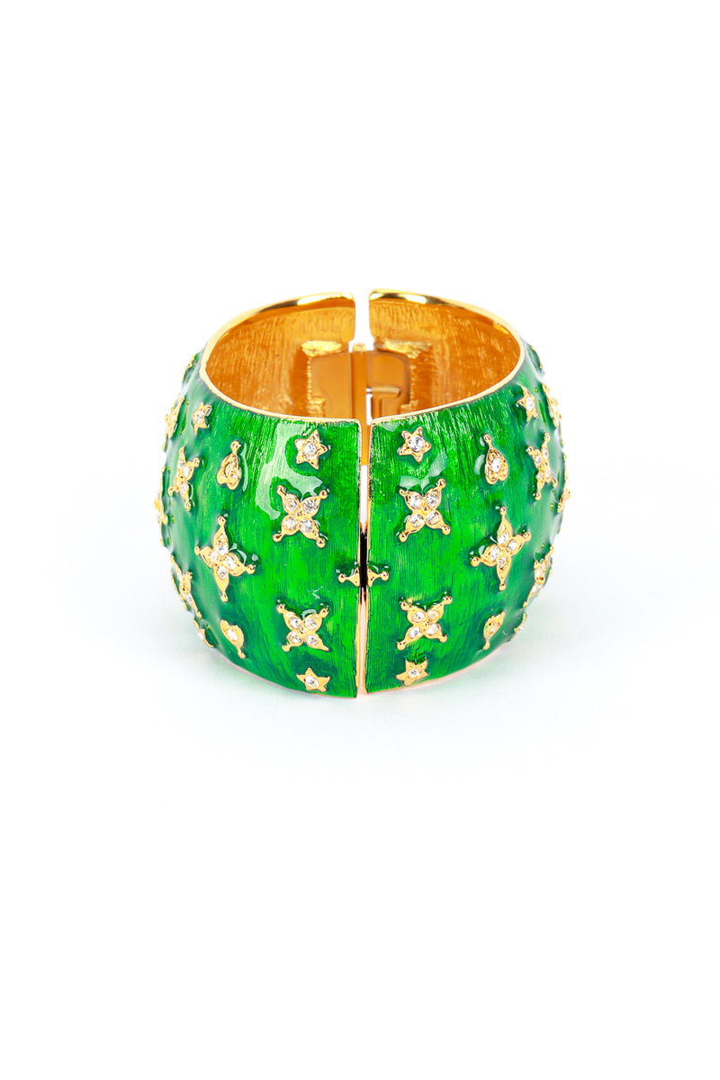 Kenneth Jay Lane Stars Of The Renaissance Enamel Bangle side @RECESS LA