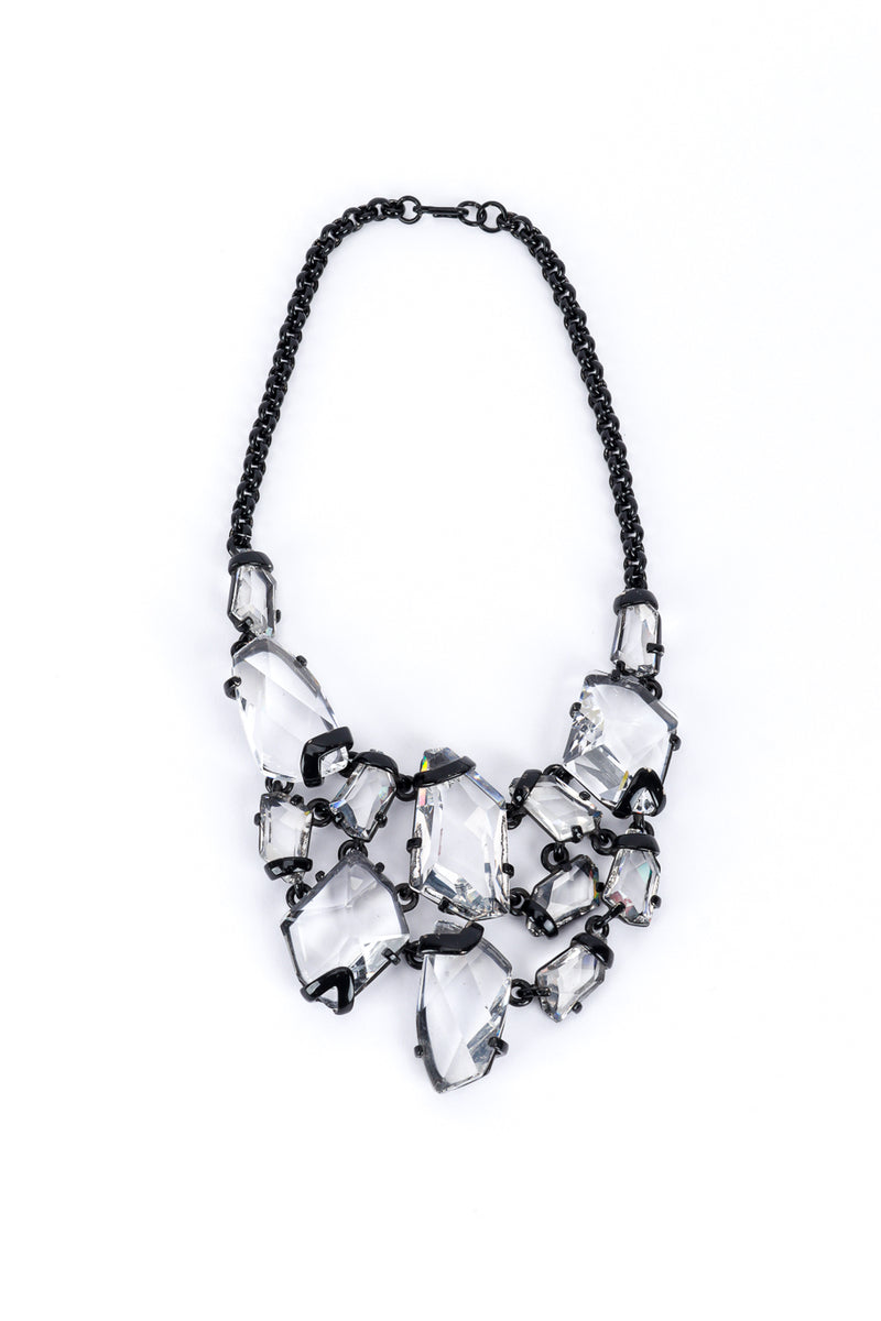 Kenneth Jay Lane Crystal Nugget Bib Necklace @RECESS LA