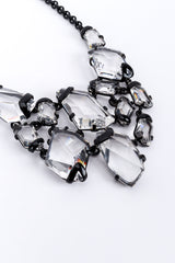 Kenneth Jay Lane Crystal Nugget Bib Necklace detail @RECESS LA