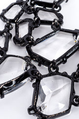 Kenneth Jay Lane Crystal Nugget Bib Necklace wear @RECESS LA