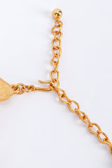 Vintage Kenneth Jay Lane Flora Pendant Collar Necklace closure @recess la