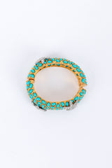 Kenneth Jay Lane Beaded Crystal Starfish Bracelet top view @recess la