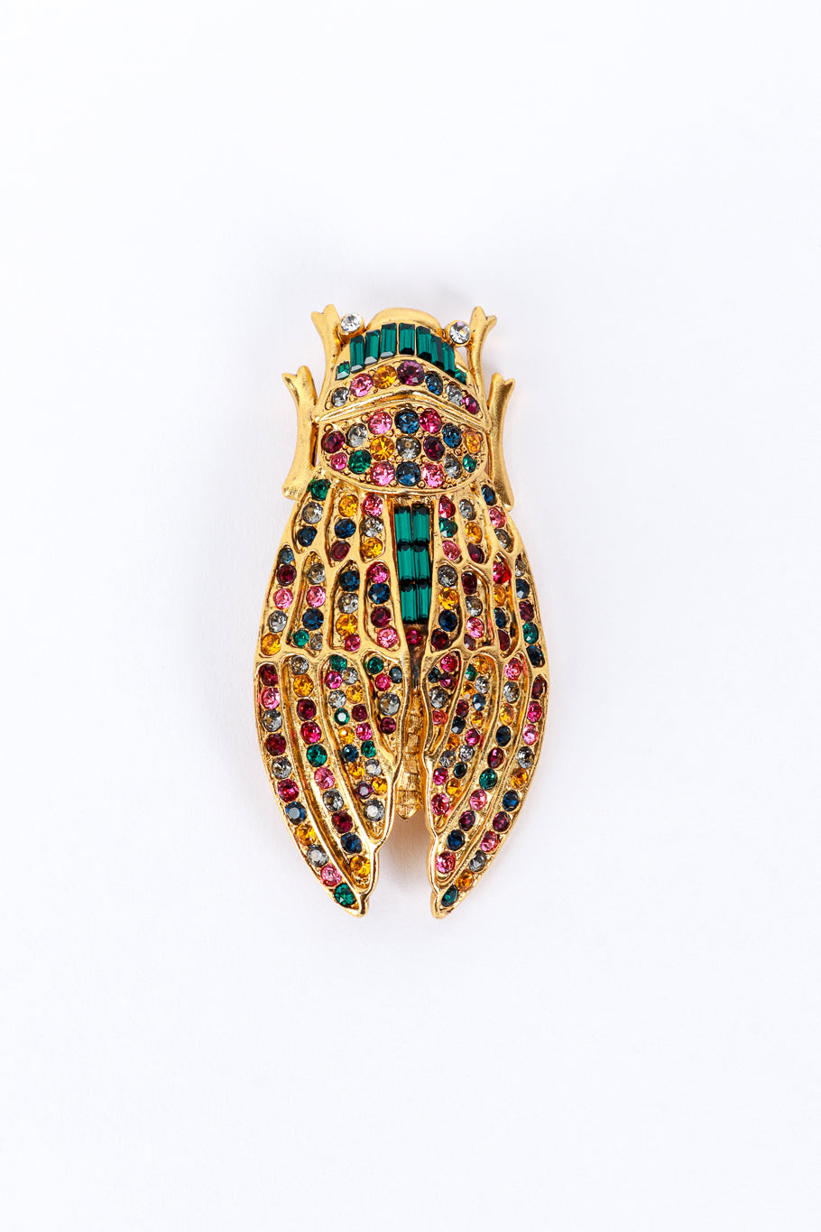 Kenneth Jay Lane Bejeweled Bug Brooch @RECESS LA