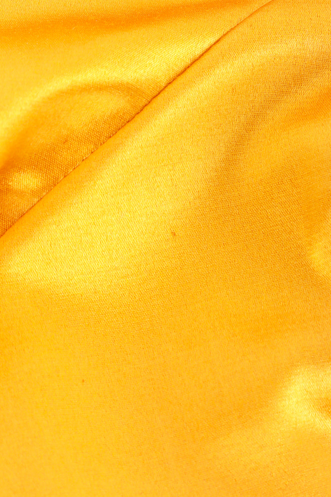 Vintage Biana Shawl Wrap Crop Jacket left bust frays closeup @recess la