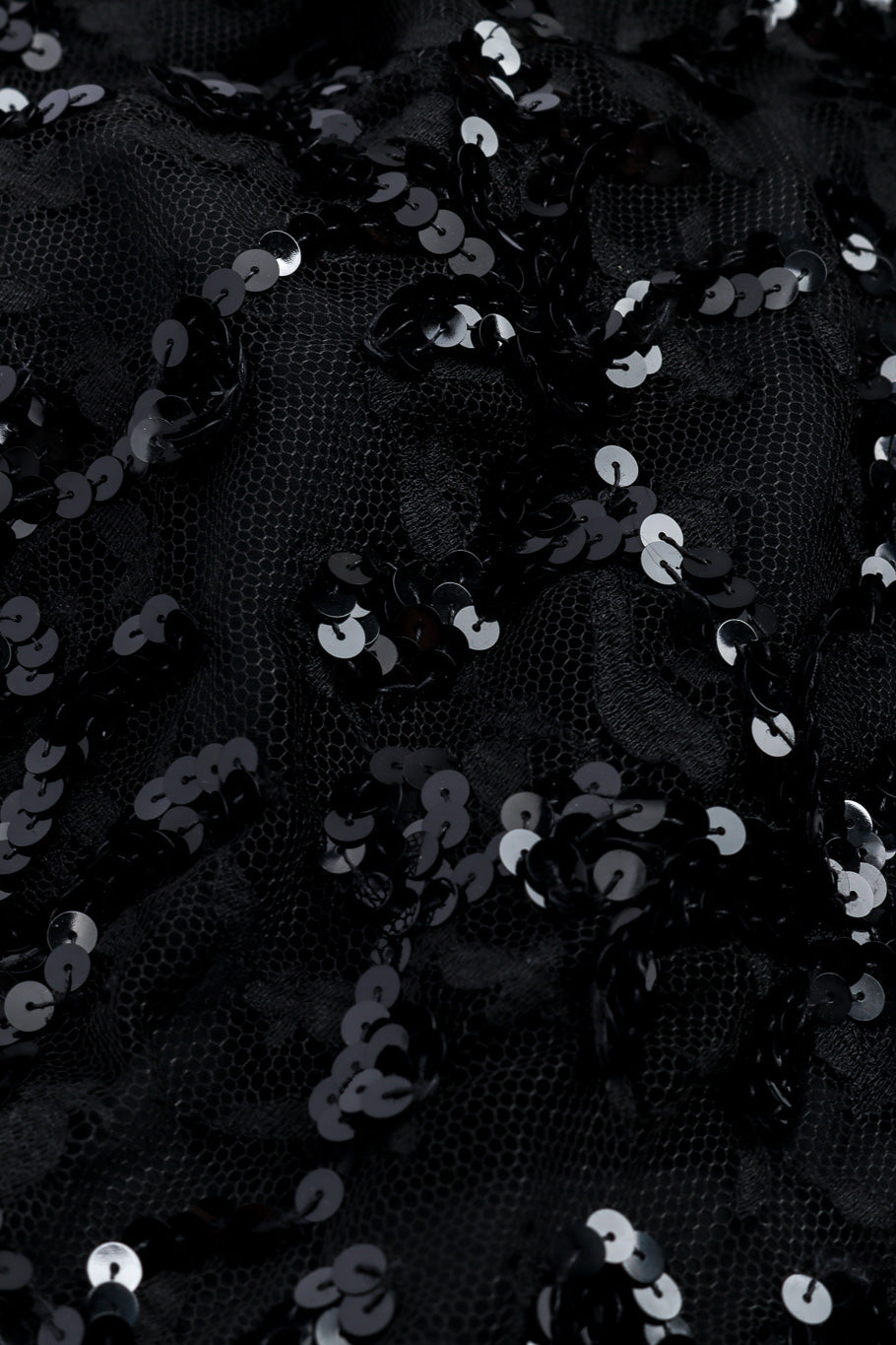 Vintage Bill Blass Sequin Lace Pant fabric closeup @recessla