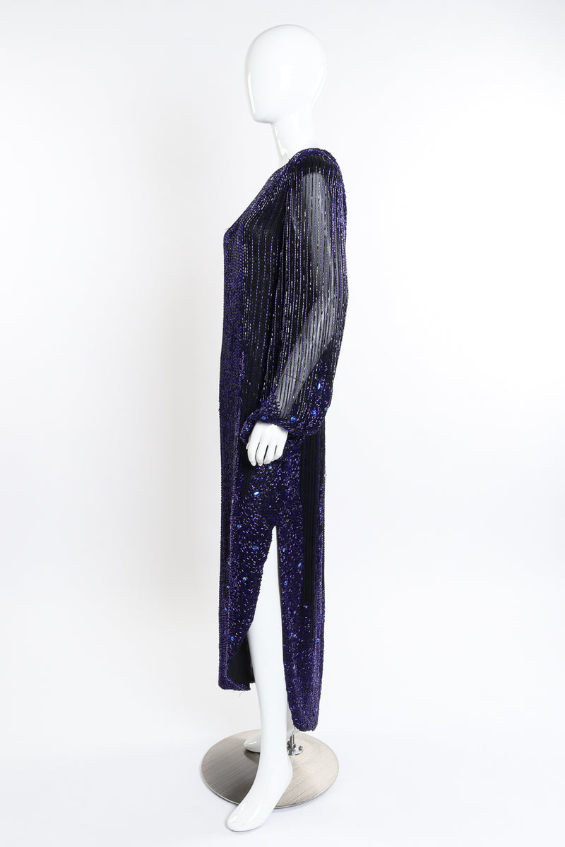 Vintage Bob Mackie Beaded Low Back Dress Recess Vintage Bob Mackie Beaded Low Back Dress Recess