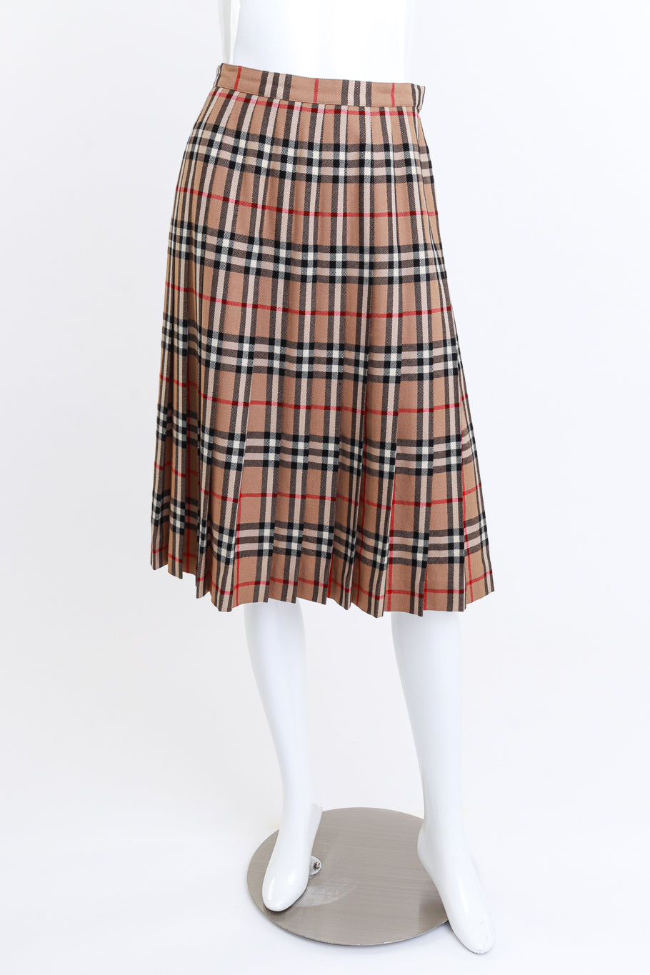 Check Plaid Pleated Skirt by Burberry @Recess LA