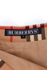 Check Plaid Pleated Skirt by Burberry label @Recess LA