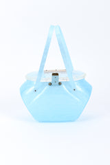 Vintage Pearlescent Lucite Box Bag front @recessla