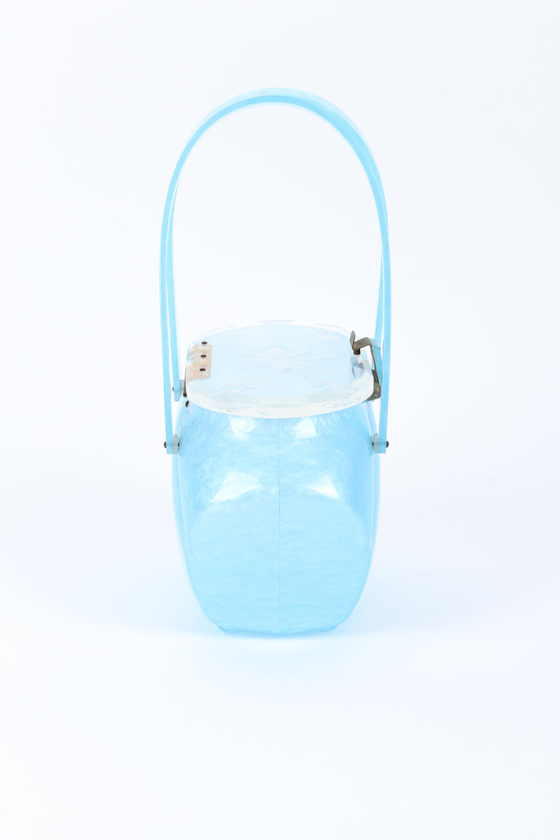 Vintage Pearlescent Lucite Box Bag side @recessla