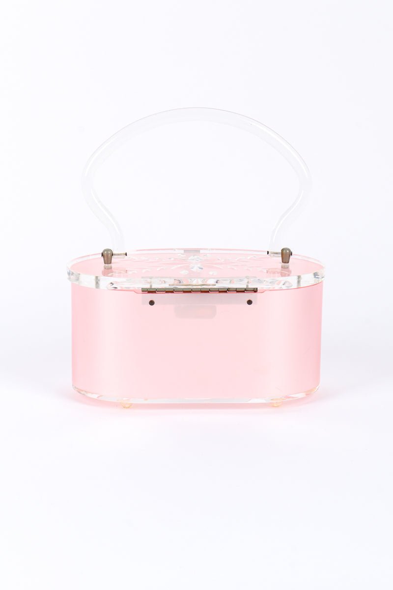 Vintage Charles S. Kahn Pastel Lucite Box Bag back @recessla