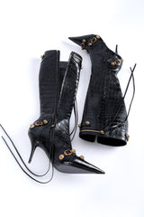 'Cagole' 90mm Stiletto Boots by Balenciaga on sides @ Recess LA