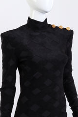 Diamond Bouclé Robe Dress by Balmain on mannequin close @Recess LA