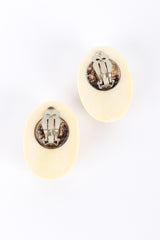 Patricia Von Musulin Ivory Oval Earrings clips @RECESS LA