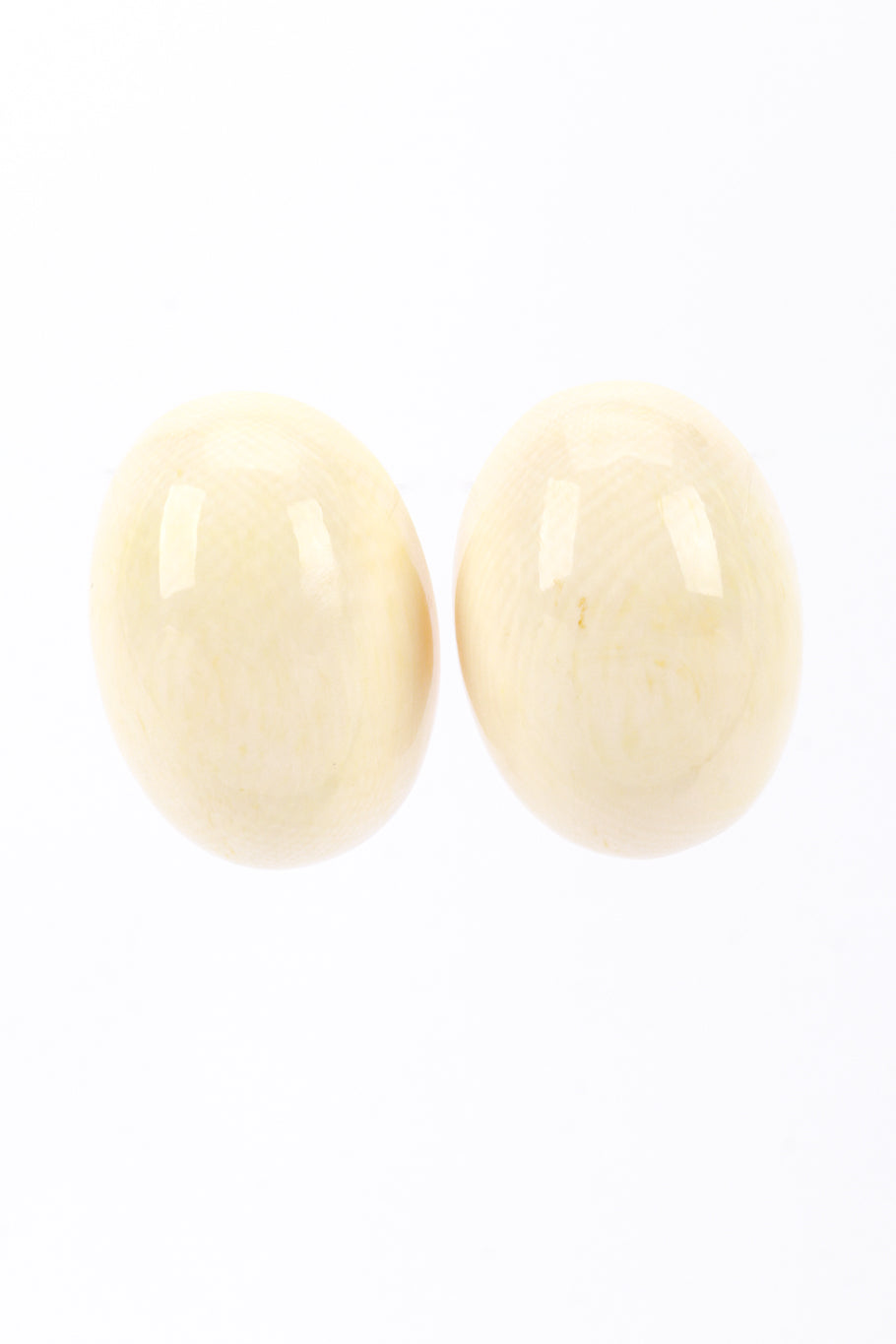 Patricia Von Musulin Ivory Oval Earrings @RECESS LA