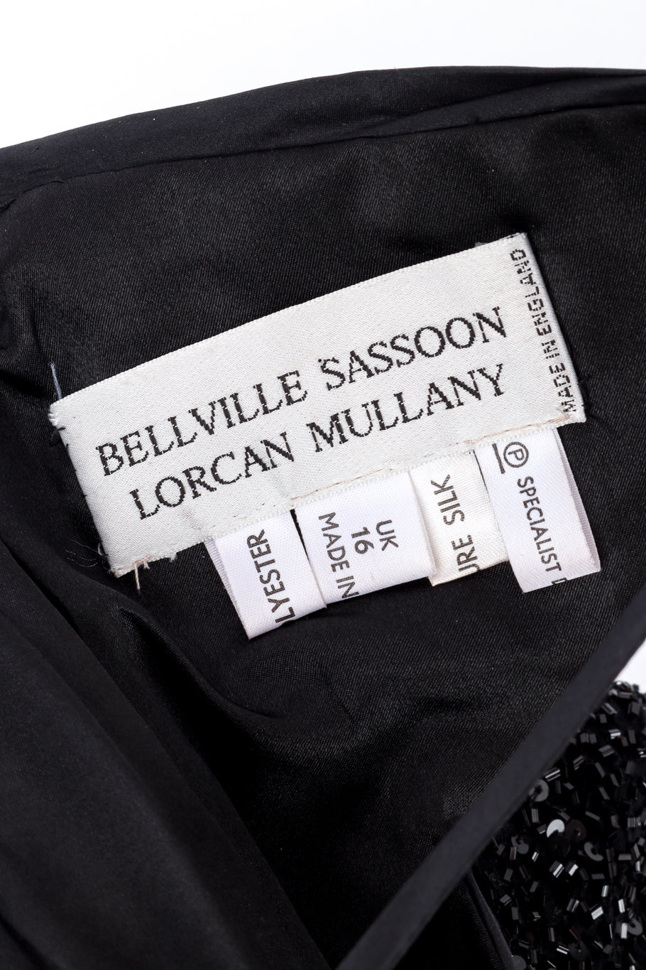 Bellville Sassoon Strappy Sequin Evening Gown label @RECESS LA