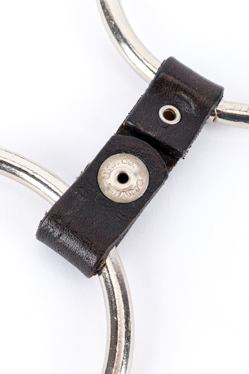 Vintage O-Ring Leather Belt – Recess