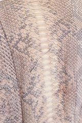 Vintage Bill Blass Collarless Python Jacket mark closeup @recess la