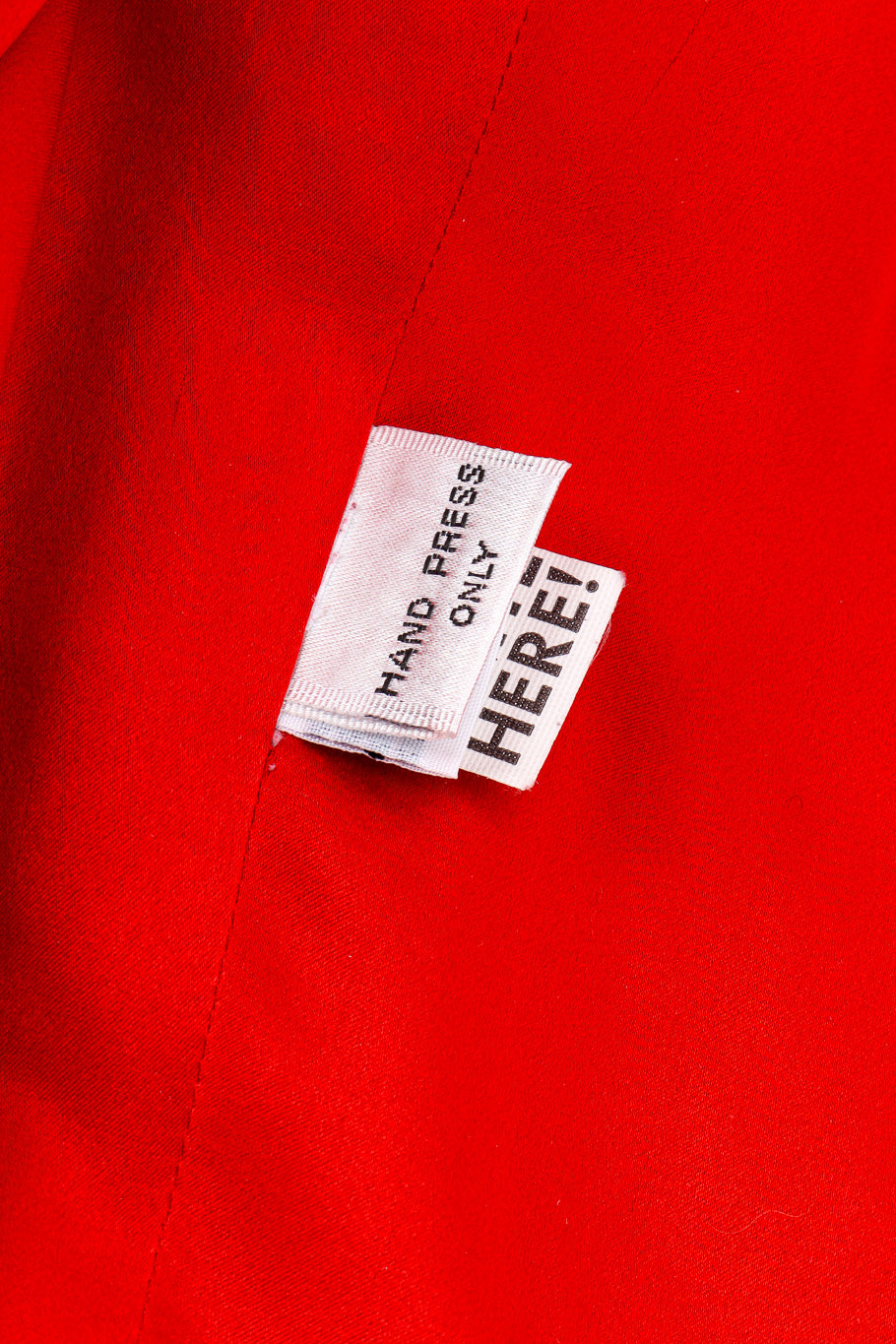 Vintage Bill Blass Striped Bolero Jacket care label closeup @recessla