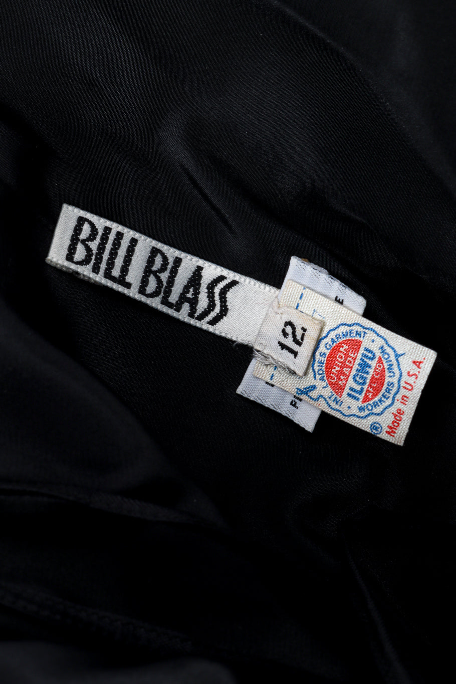 Strapless Velvet Feather Empire Gown by Bill Blass label @recessla