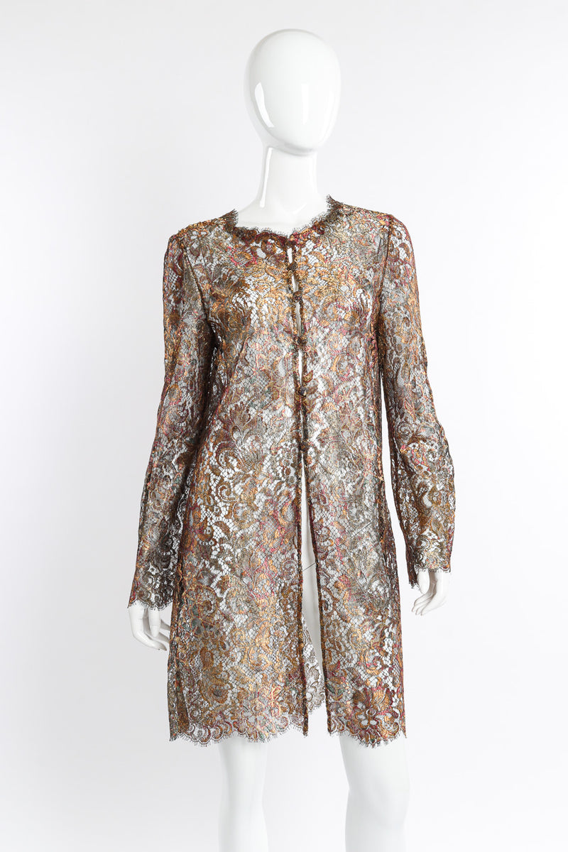 Vintage Bill Blass Metallic Lace Jacket – Recess