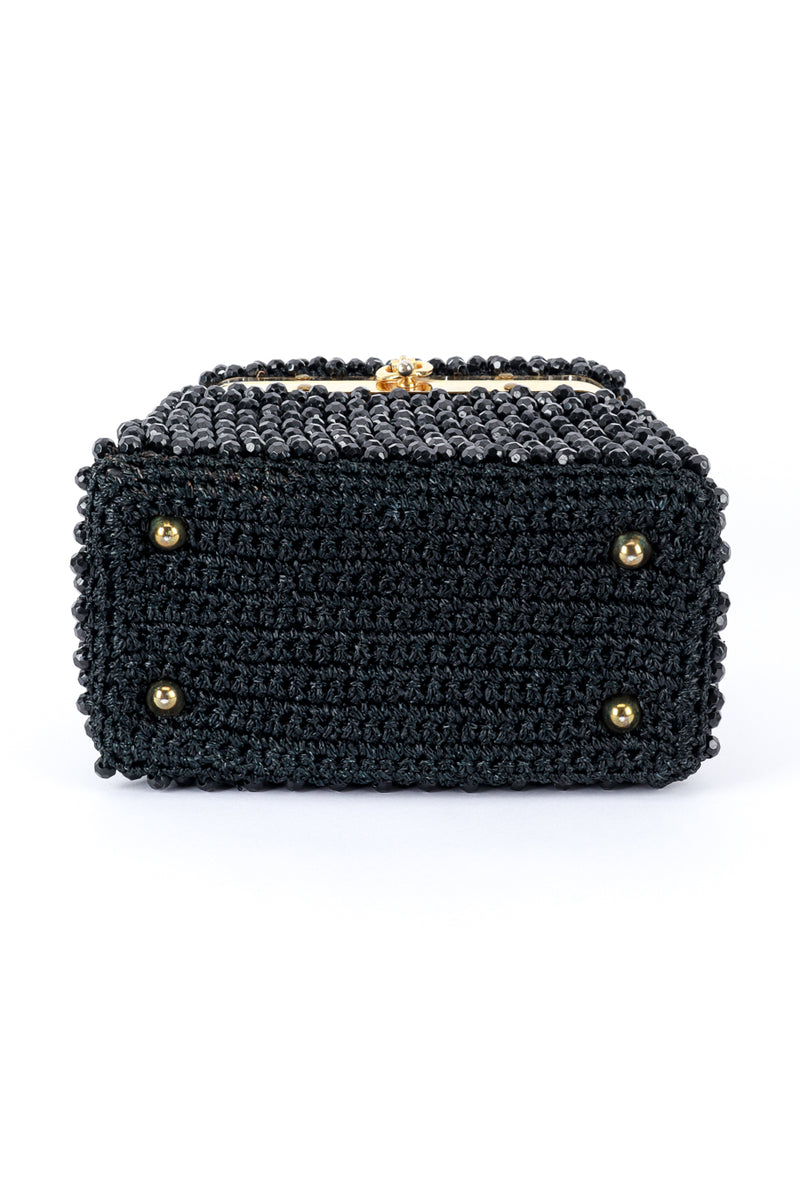 Vintage Beaded Box Purse bottom @RECESS LA