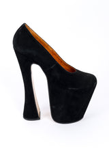 Vintage Vivienne Westwood 1993 F/W Suede Super Elevated Court Shoe left inner side @recessla