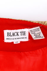 Black Tie He Ro Scarlet Embellished Jacket label @RECESS LA