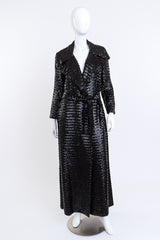 Vintage Long Sequin Coat @RECESS LA